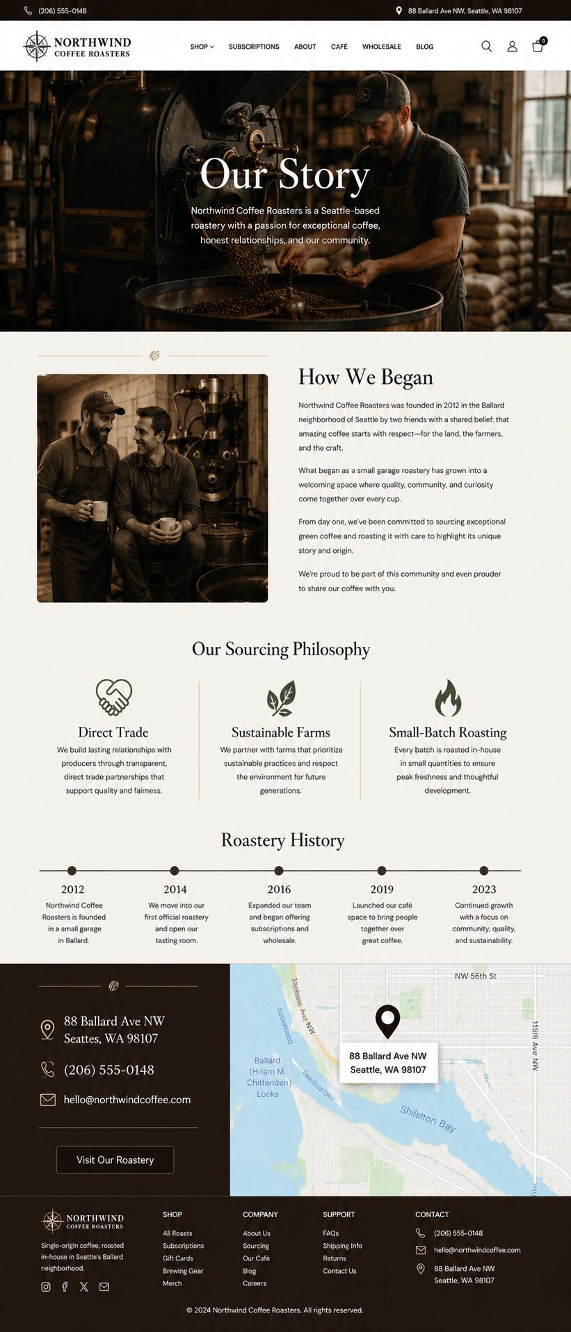 About design mockup